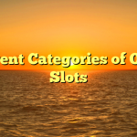 Different Categories of Online Slots