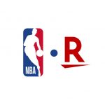 Logos of NBA and Rakuten Collaboration